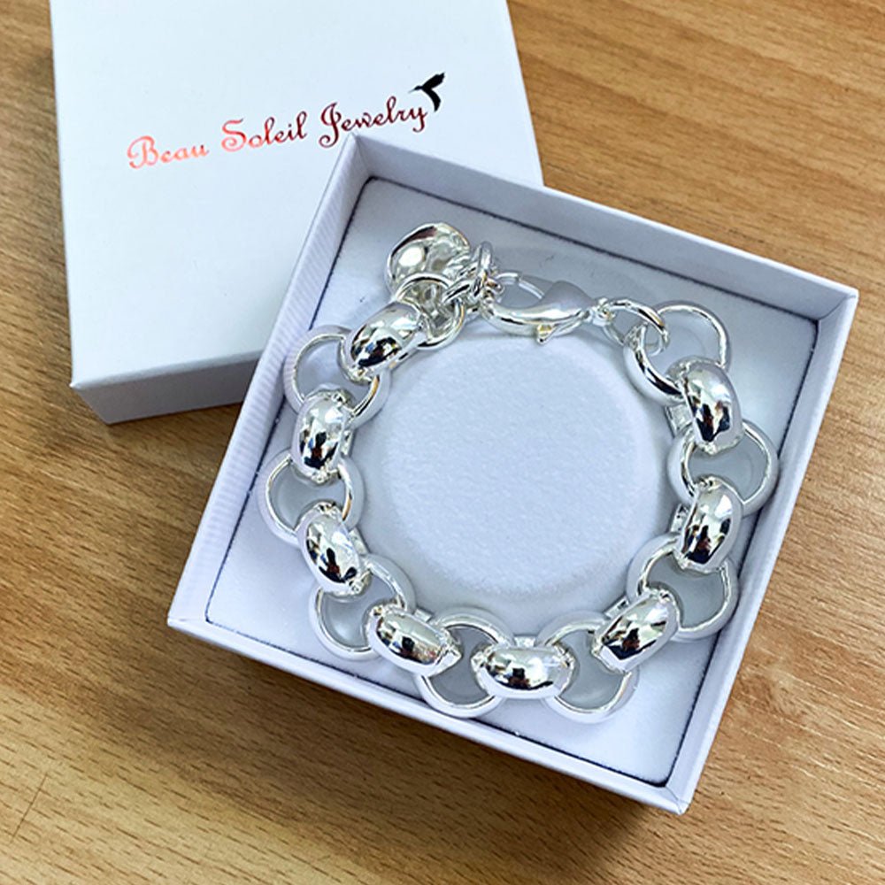 Massives Rolo Gliederarmband – Statement Schmuck für Damen & Herren
