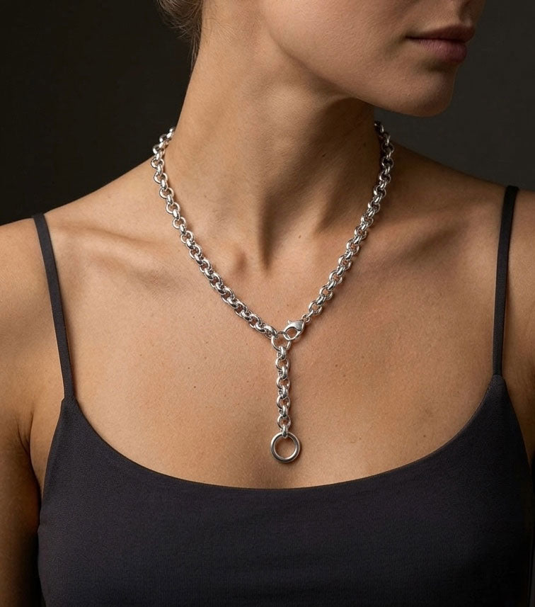 Statement Rolo - Gliederkette Damen - Halskette