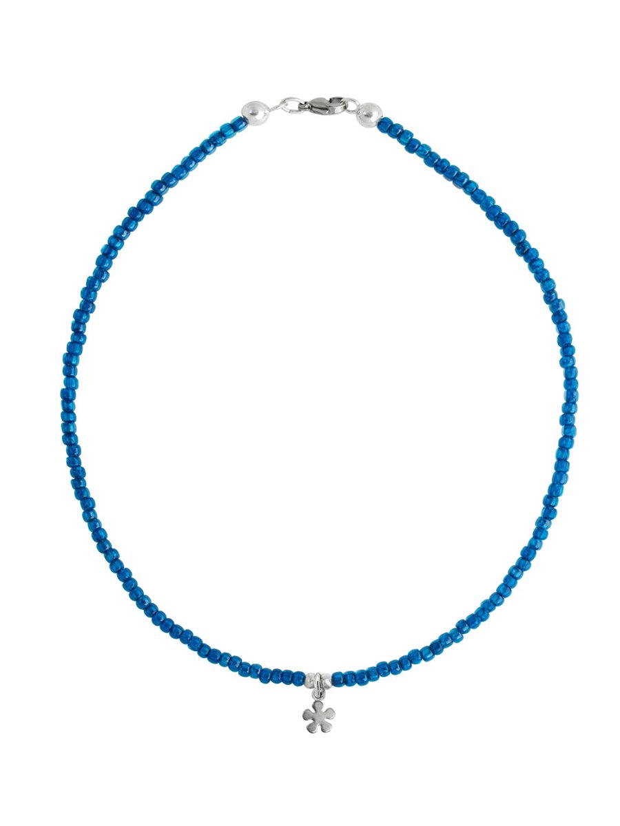 925 Silber Kette Blume