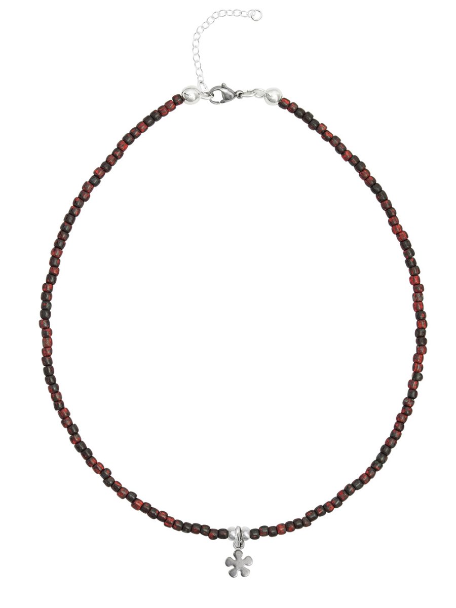 925 Silber Kette Blume