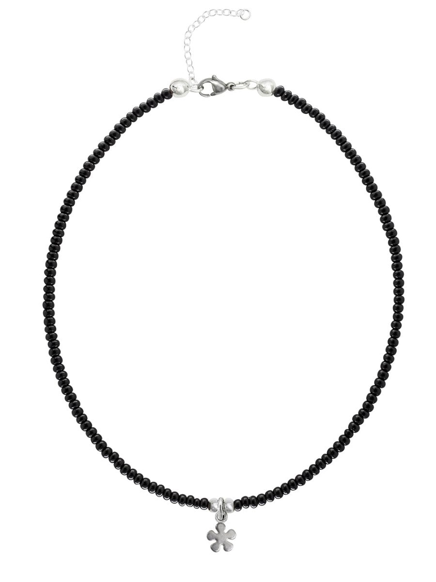 925 Silber Kette Blume