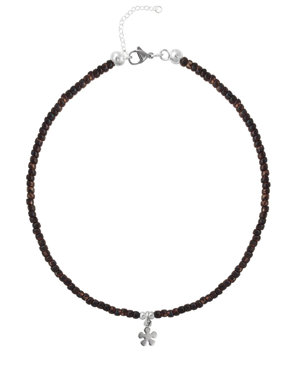 925 Silber Kette Blume