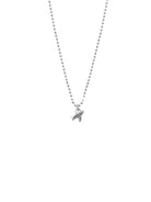 925 Silber Kugelkette mit Flugzeug Anhänger