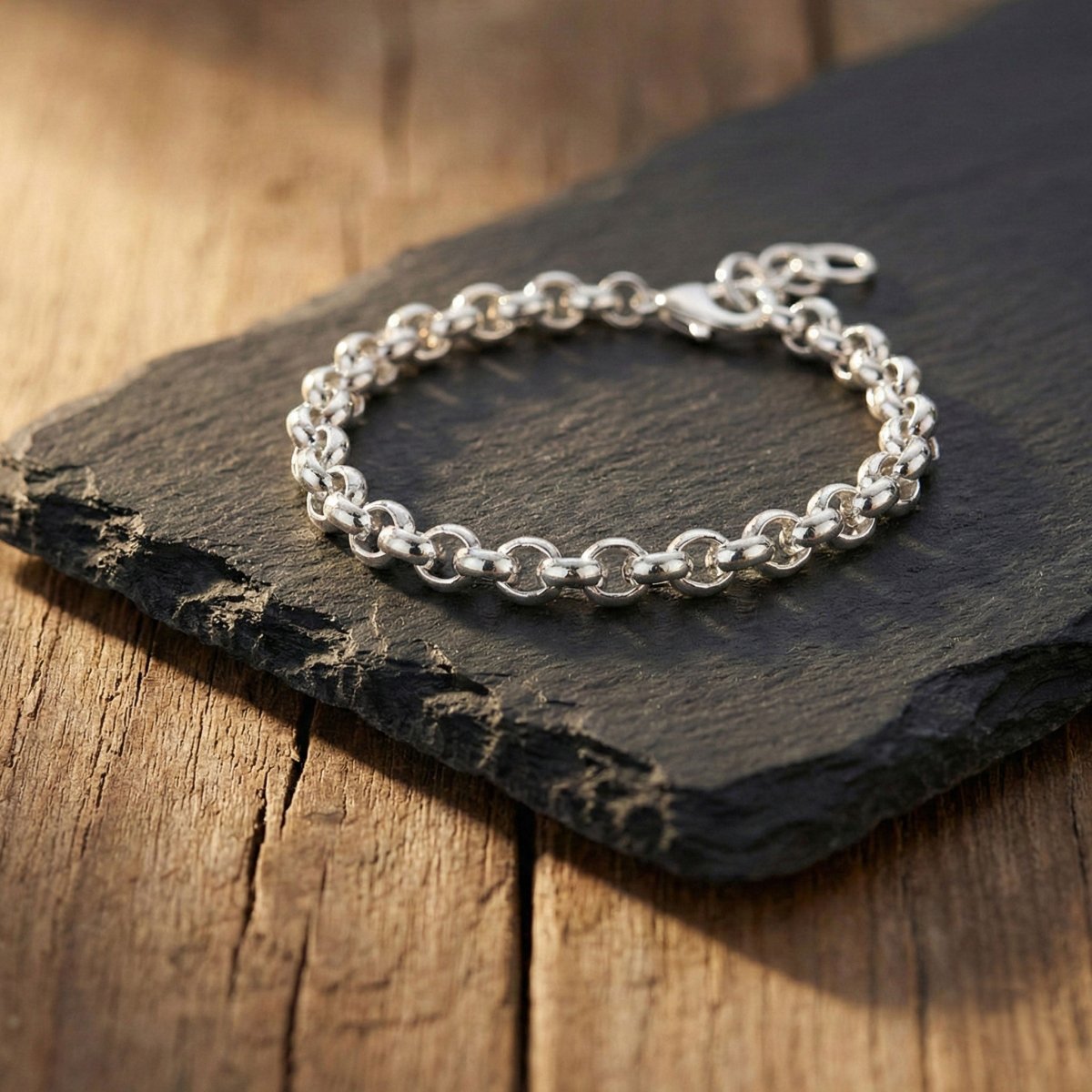 Circle massives Rolo - Gliederarmband für Damen