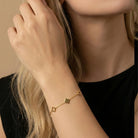 Kleeblatt - Armband aus Edelstahl