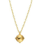 Ketten - Kurze Boho Halskette mit Münzenanhänger - Gold - K307-gold - Beau Soleil Jewelry