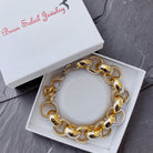 Massives Rolo Gliederarmband – Statement Schmuck für Damen & Herren