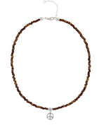 Ketten - 925 Silber Kette Peace - Bernstein - K501_peace_Bernstein - Beau Soleil Jewelry