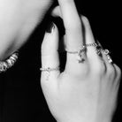 925 Silber Schmuck - Sterling Silber Ring mit Stern Anhänger - 52-53 (S) - Rstar.115_1 - Beau Soleil Jewelry