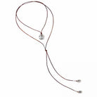 Ketten - Schmuck Set Lederkette & Kugelkette - Rot - K186_2 - Beau Soleil Jewelry