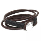 Beau Soleil Schmuck Kollektion - Lederarmband Wickelarmband aus Leder im Surferstyle Tarifa - Beau Soleil Jewelry