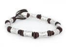 Armbänder - Armband Set 2 Lederarmbänder A980 - Braun - A980--18-braun - Beau Soleil Jewelry