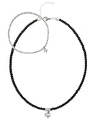 925 Silber Halskette Set Collier & Armband mit Herz