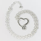 Ketten - Lange Chunky-Halskette mit Herzanhänger - KL257 - Beau Soleil Jewelry
