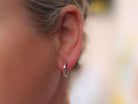 Leder Ohrhänger Ohrringe - Creolen Ohrstecker - 362creolen - Beau Soleil Jewelry