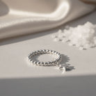 925 Silber Schmuck - Sterling Silber Ring mit Stern Anhänger - 52-53 (S) - Rstar.115_1 - Beau Soleil Jewelry